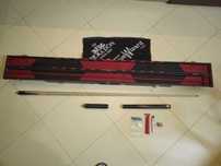 Profesjonalny kij do snookera jesion 3/4  PERADON 30,5x116,5  147 cm