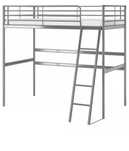 Rama lozko ikea pietrowe metalowe