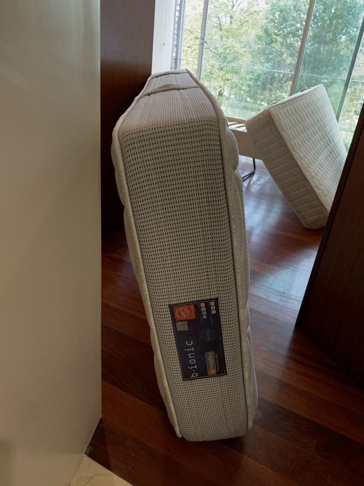 Cama solteiro dupla +2 colchoes