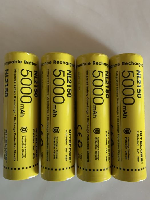 Акумулятор 21700 (5000mAh) Nitecore NL2150