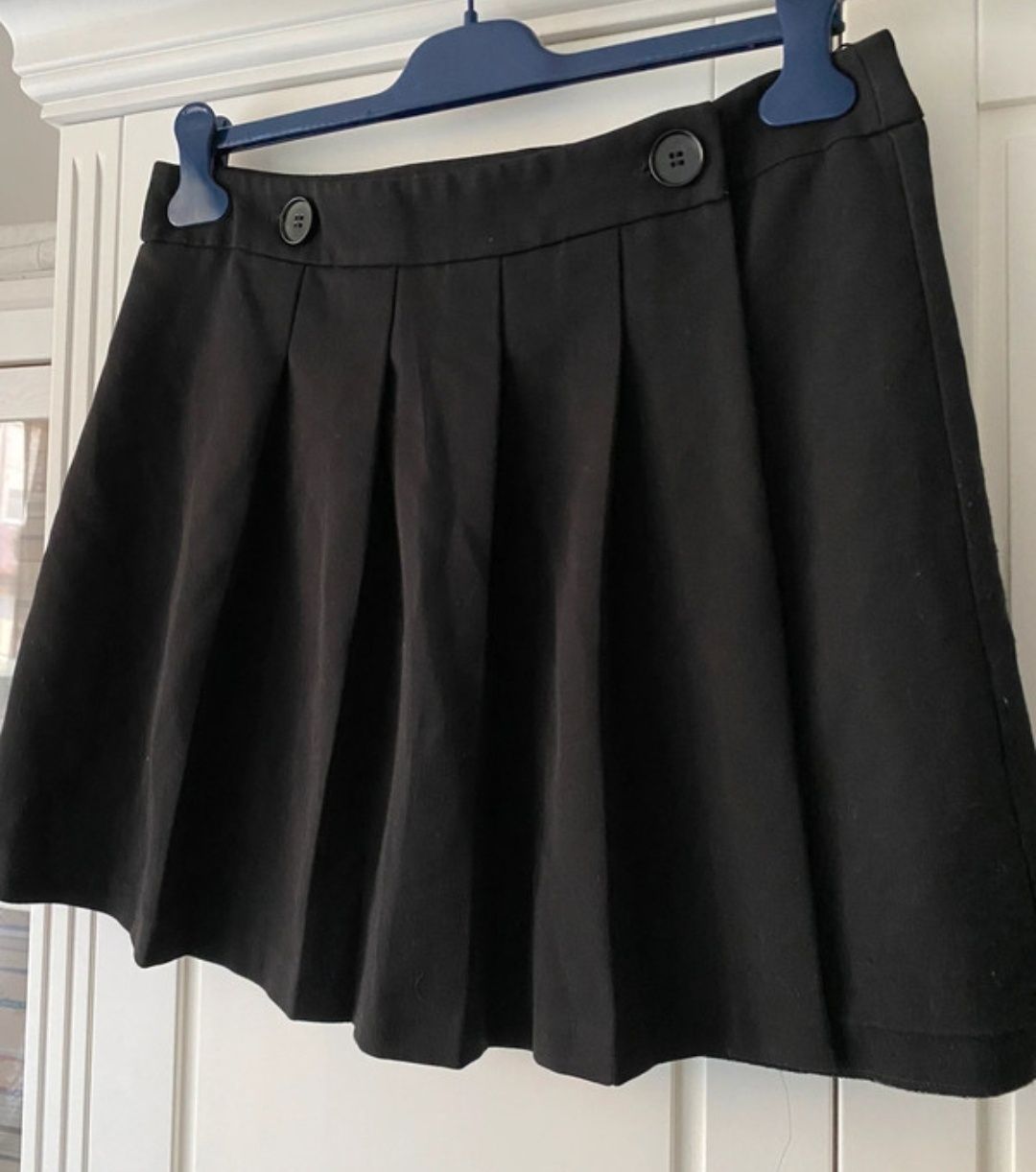 Topshop 40 L czarna spódniczka plisowana vintage modna