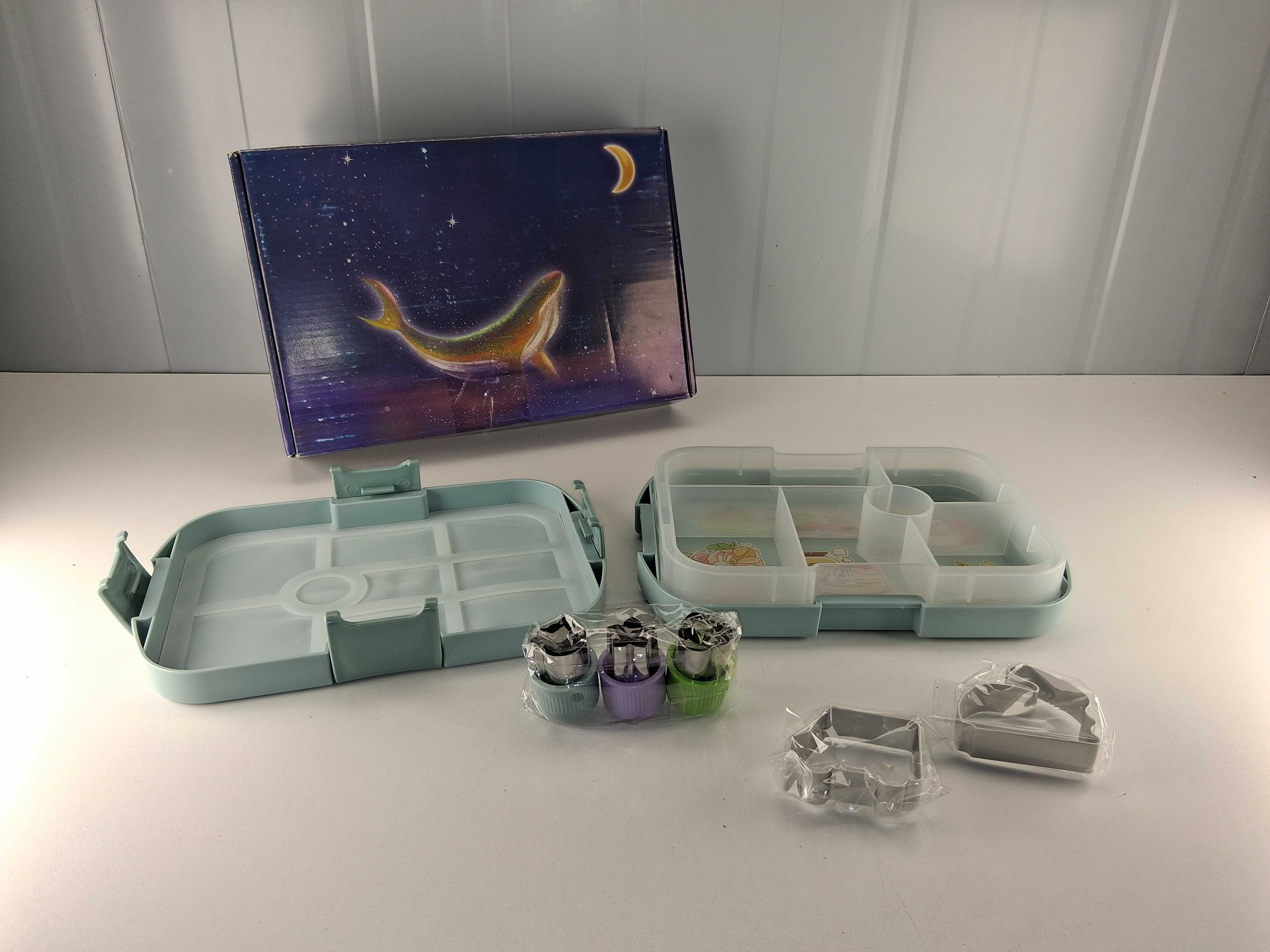 H129 Lunchbox Gufo Rabbit Pojemnik Śniadaniowy Akcesoria Foremki
