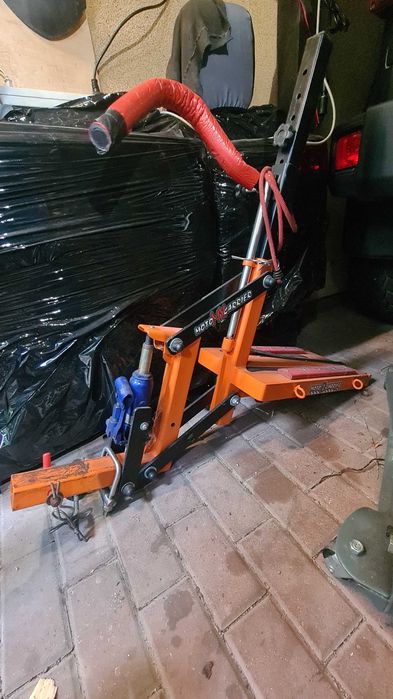 Platforma do przewozu motocykla