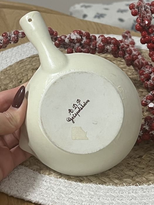 Кераміка, емність для снеків,Франція, вінтаж, ручний розпис