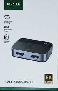 Продам переключатель UGREEN 8K HDMI  2 IN 1