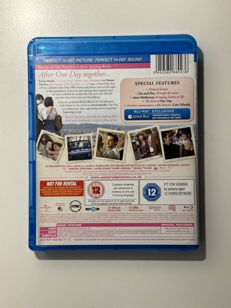 Jeden Dzień One Day Blu-ray