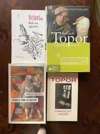 Roland Topor, zestaw książek, gratis Schulz pod kluczem