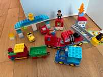 LEGO DUPLO po chłopcu, wóz strażacki, policyjny, kolejka, auta, cars