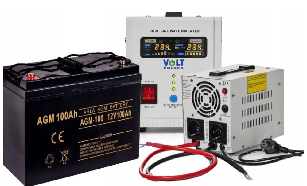 Комплект безперебійного живлення Volt Polska SinusPro 800E+акум 100Ah