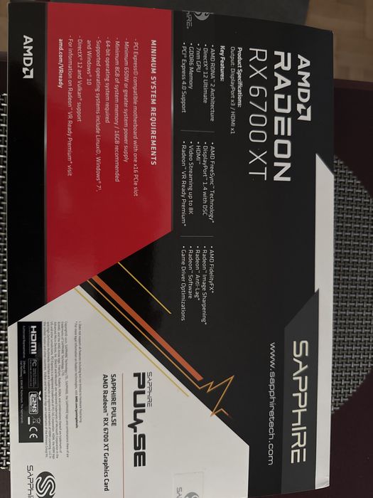 Radeon rx 6700xt 12gb gwarancja
