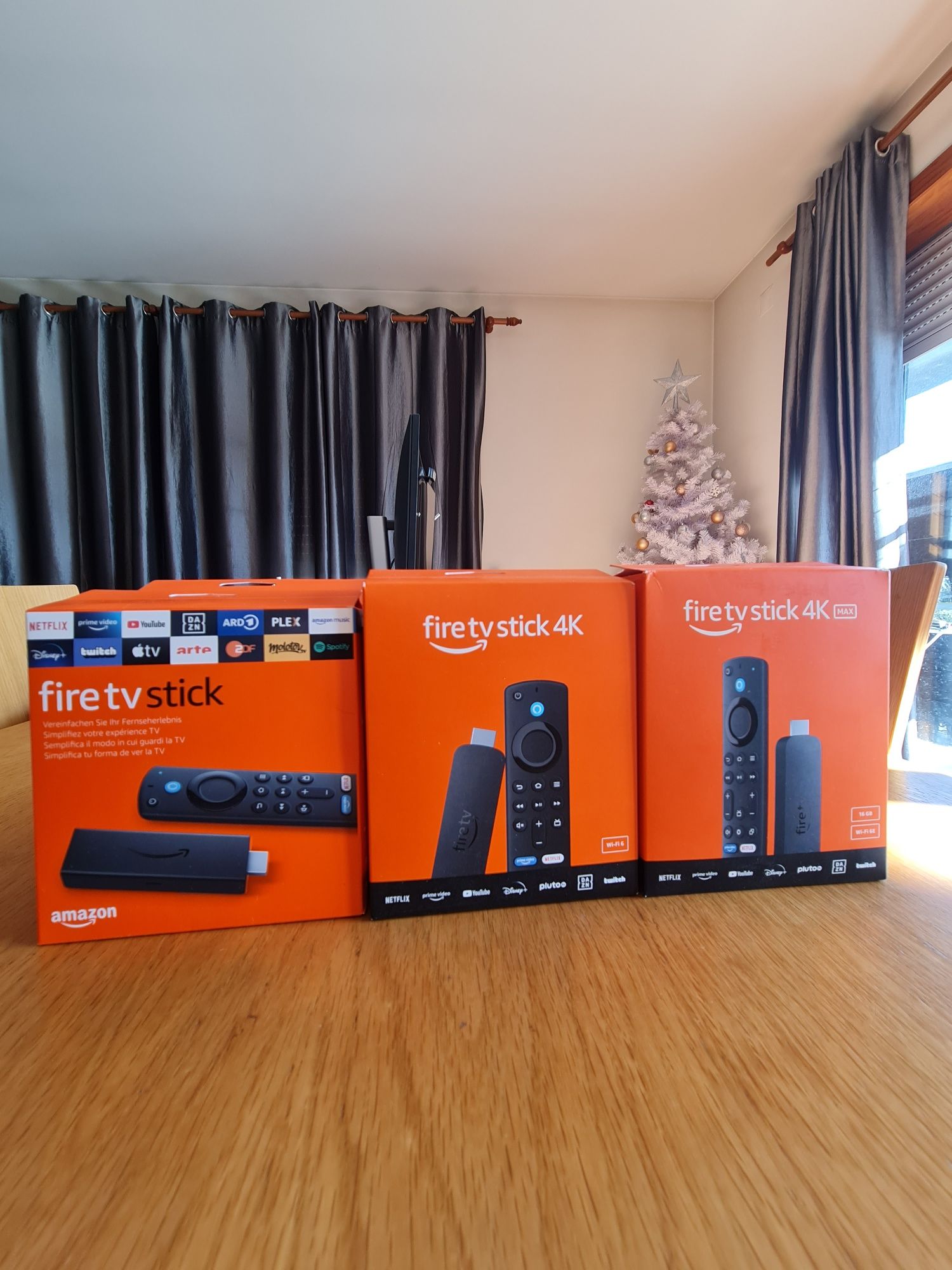 Novos Fire Tv Stick, 4k, 4k Max wifi 6E com comando