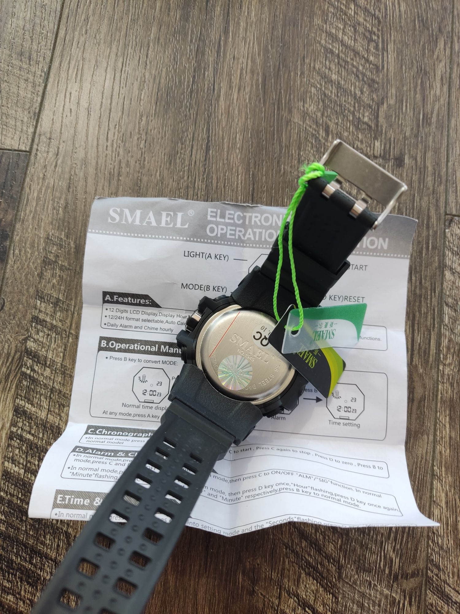 Часы Smael. водонепроницаемые