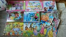 10szt Puzzle Trefl Minnie Mickey Frozen Śnieżka Disney Cars 5x GRATIS