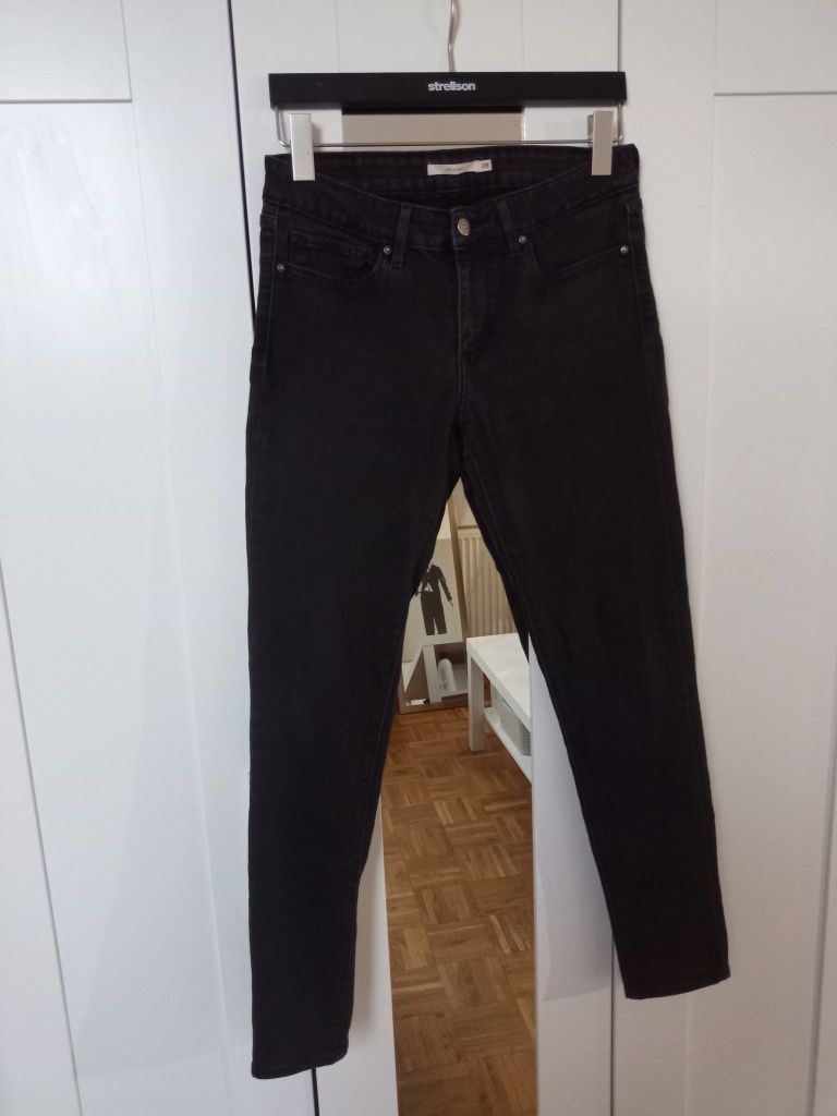 Levi's Czarne skinny jeans Levi Strauss