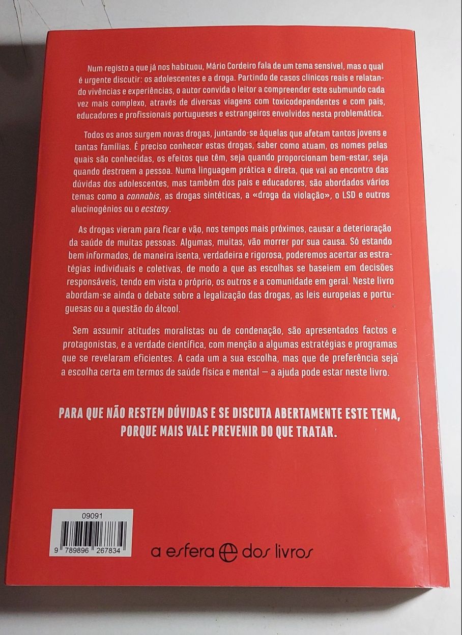 Os Nossos Adolescentes e a Droga - Mário Cordeiro (2016)