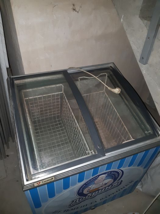 Морозильная камера ларь морозилка рабочая caravell