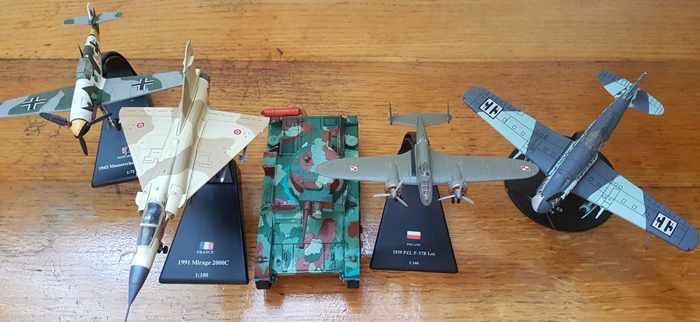 modele samolotów  czołg