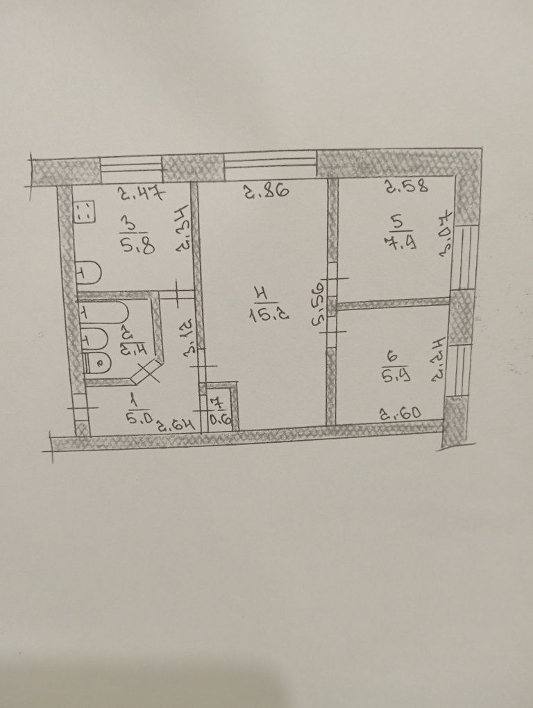 Продам квартиру г. Терновка