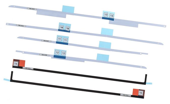 Оригинальный комплект двухстороннего скотча для матрицы iMac 27