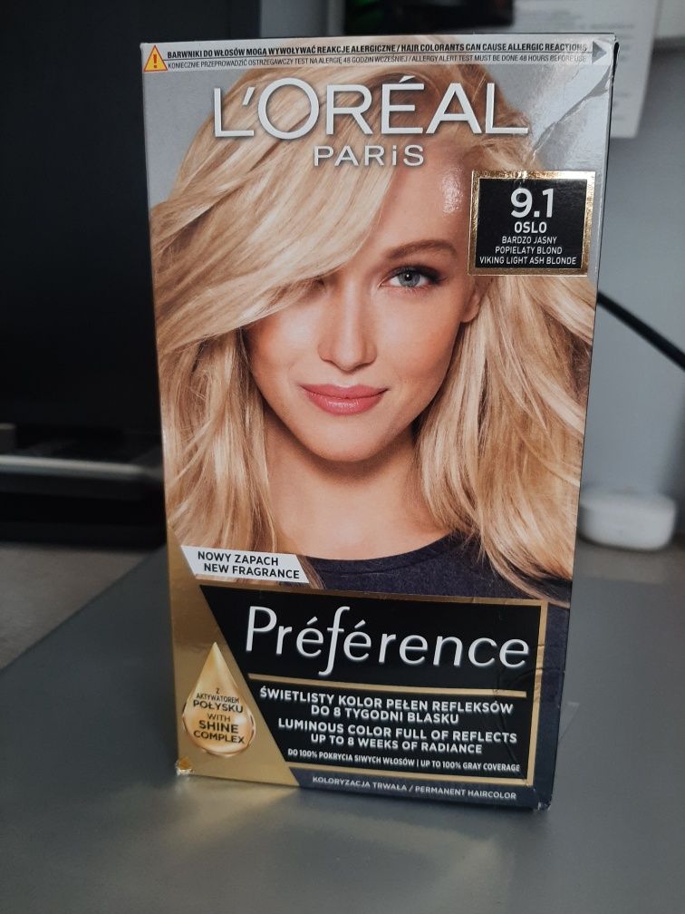 Loreal Preference 9.1 bez odżywki