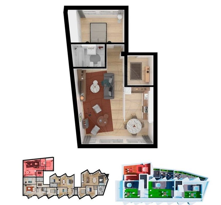 Apartamento T1 para venda