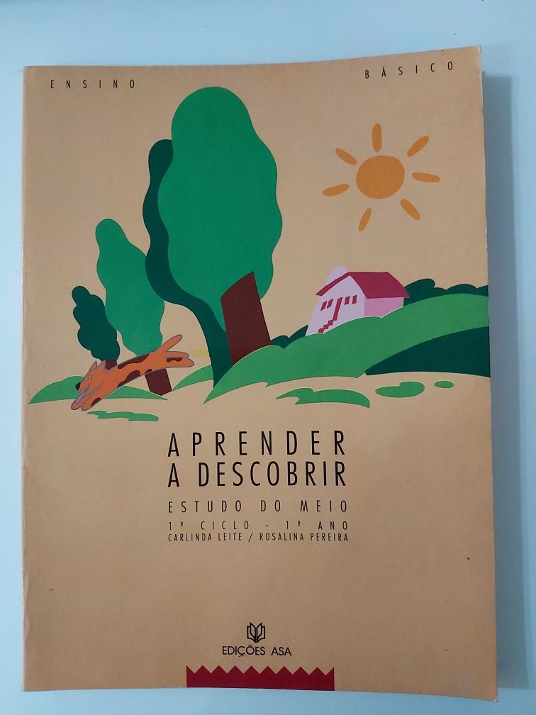 Livro escolar de Estudo do Meio 1 ano