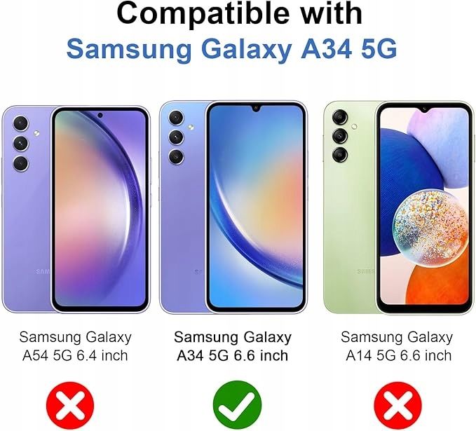 Etui PLECKI do Samsung Galaxy A34 5G przezroczyste, ultra cienkie