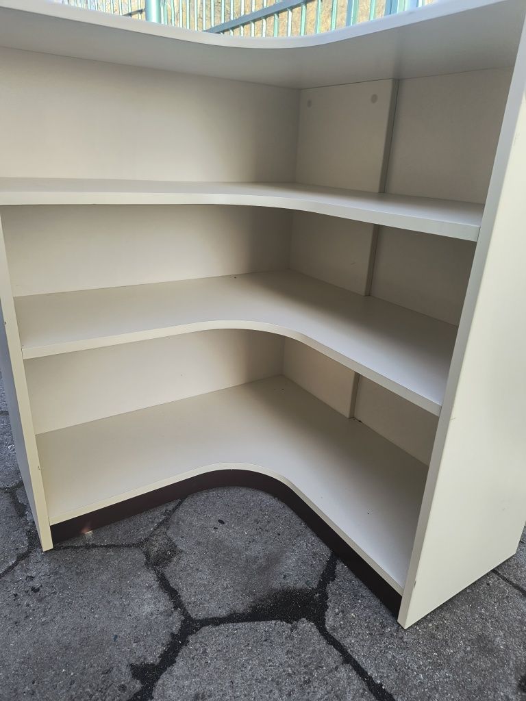 Regał narożny organizer 80/80
