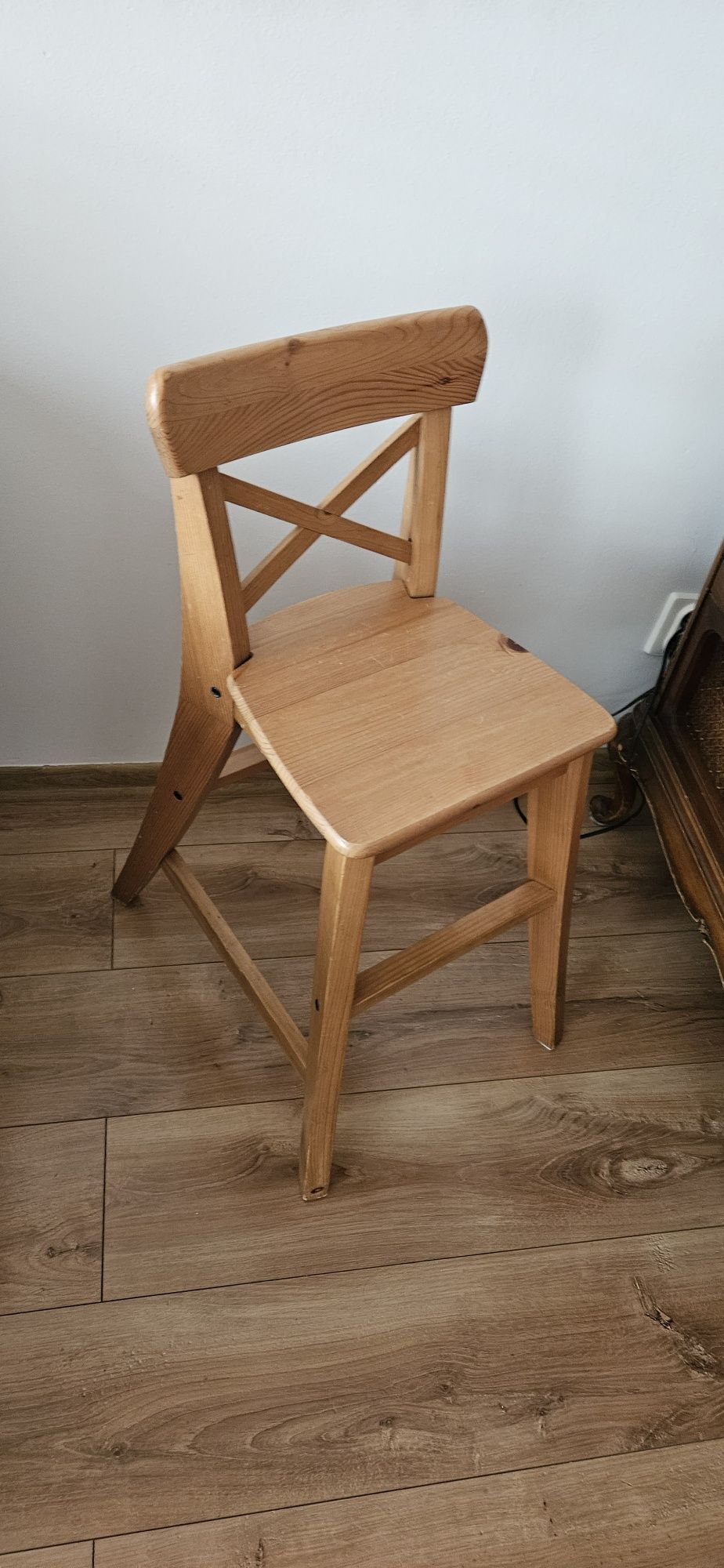 Krzesełko dziecięce wysokie Ikea ingolf
