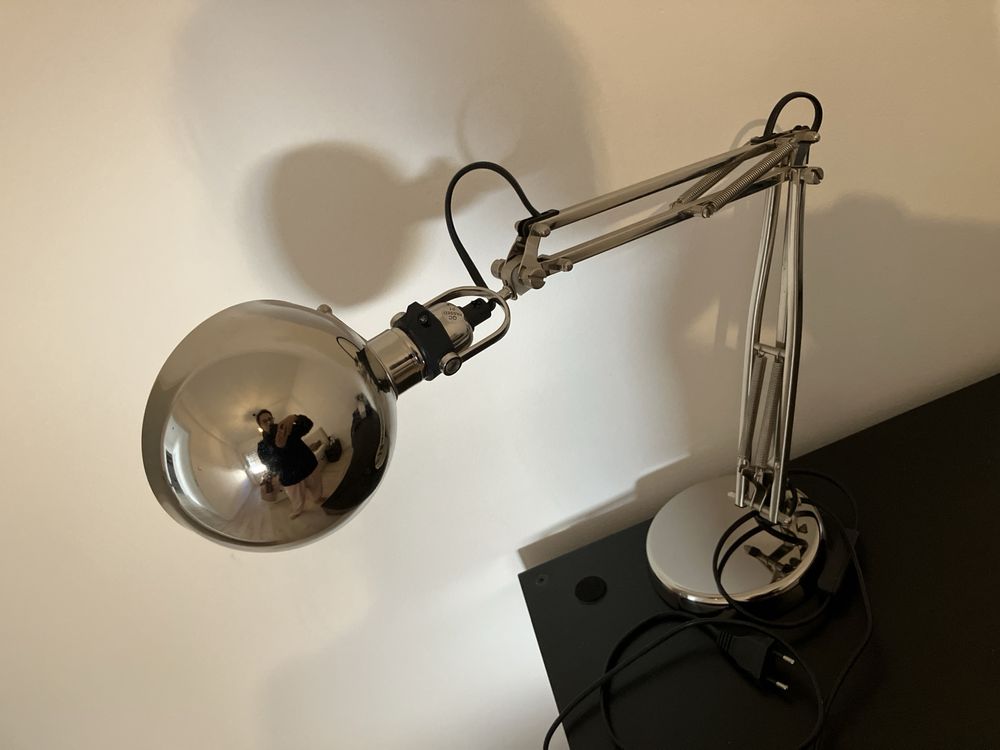 Candeiro IKEA cromado FORSA