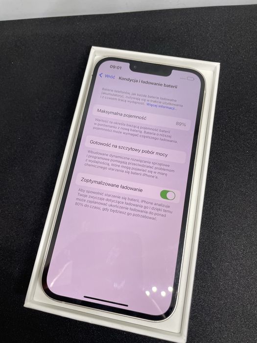 iPhone 13 Jak nowy, bateria 89%