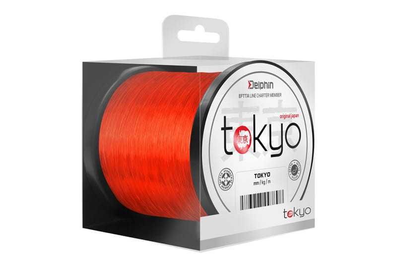 Żyłka Delphin Tokyo 0,33mm 18lbs 600m Pomarańczowa KARP