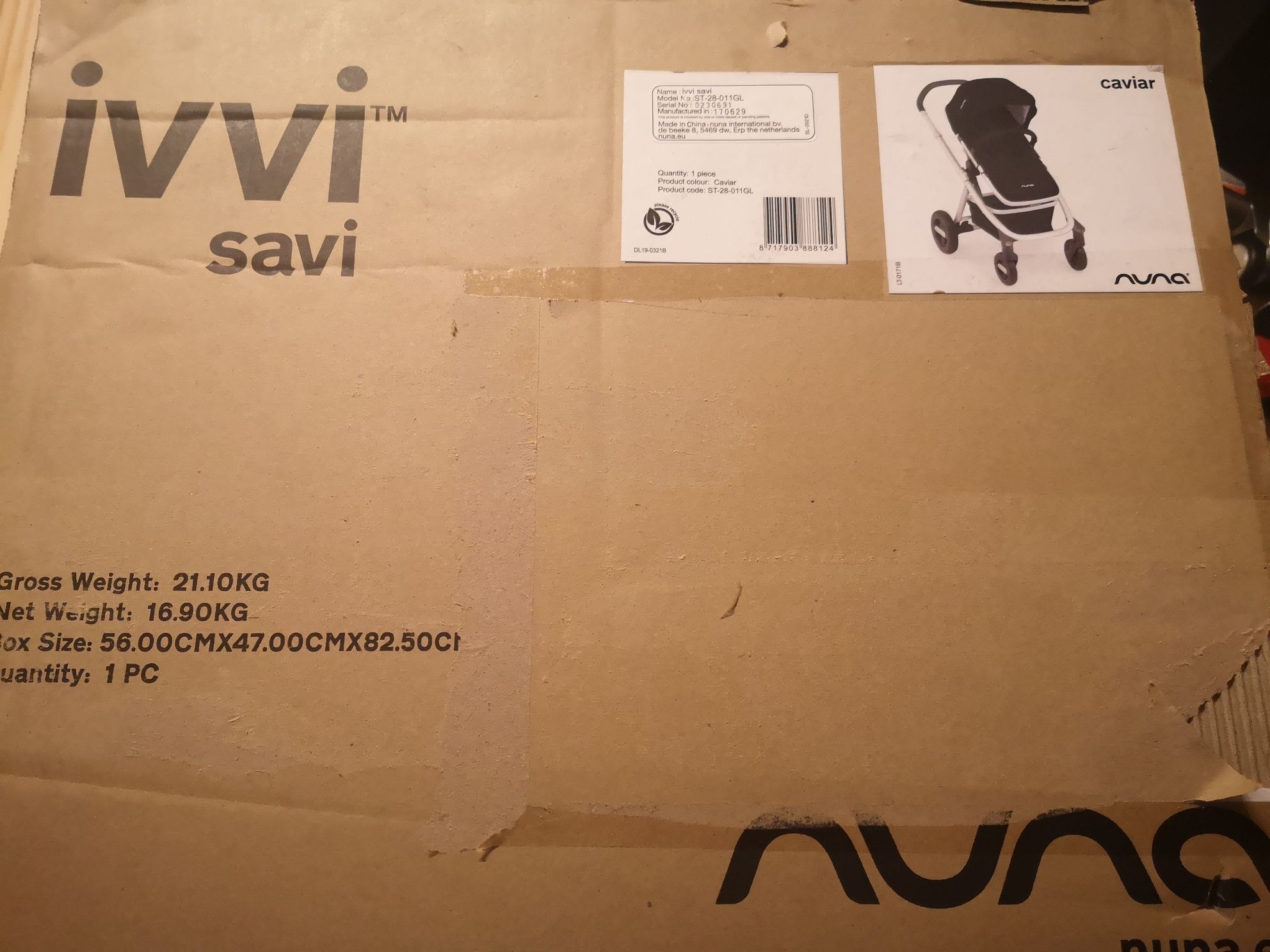 OKAZJA ! Wózek NUNA ivvi savi nowy
