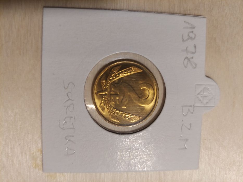 2 zł 1978 bzm, Stan I menniczym, skrętka