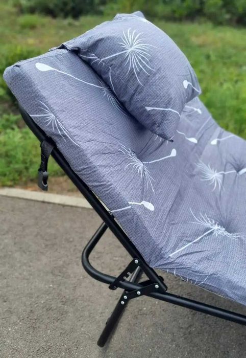 Складная кровать раскладушка на пружинах розкладушка ліжко розкладачка