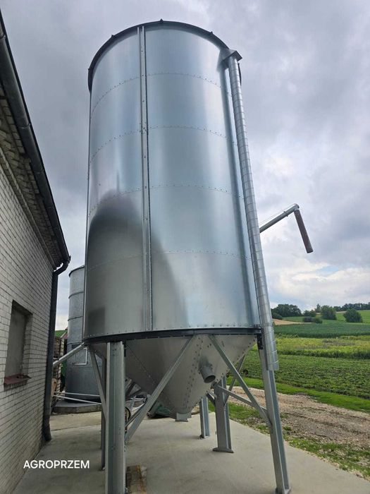 Silos lejowy zbożowy AS 25ton / zbiornik bin
