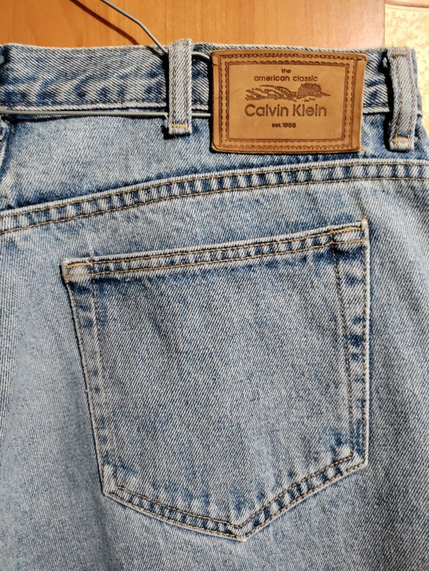 Винтажные джинсы Calvin Klein Easy fit Double stonewashed W38 L32 Made