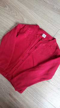 Czerwony sweterek Cool club 104 cekiny