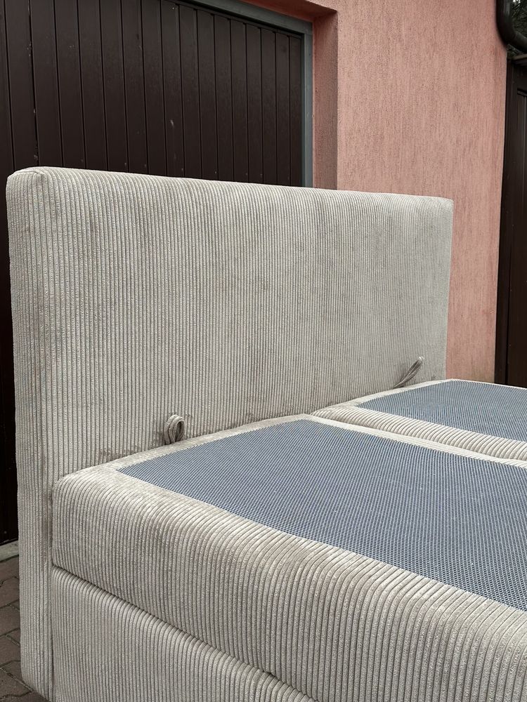 Łóżko kontynentalne Poso 180x200 regulowane zagłówki relaks pojemnik