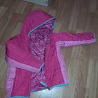 Демі двостороння куртка для дівчинки р.4Т (110-116)