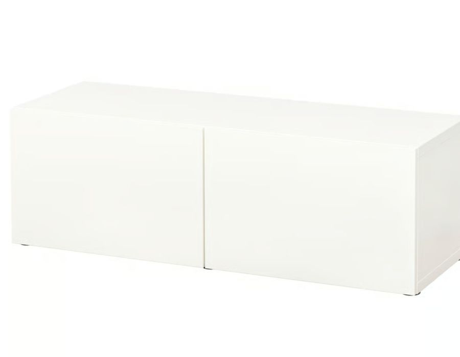 Ikea Besta 3+2 szafki białe lakierowane