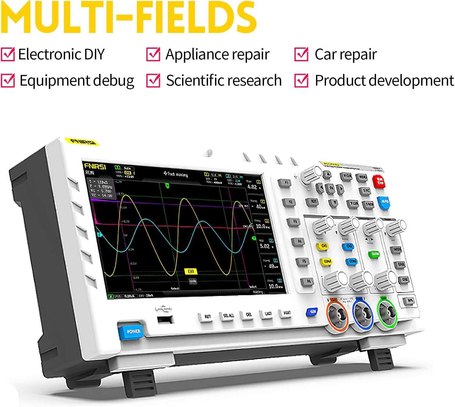 Цифровий осцилограф FNIRSI 1014D 2 в 1, генератор сигналів DDS
