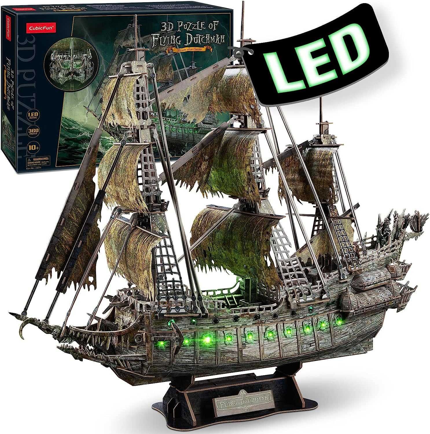 Puzzle 3D LED Holandês Errante