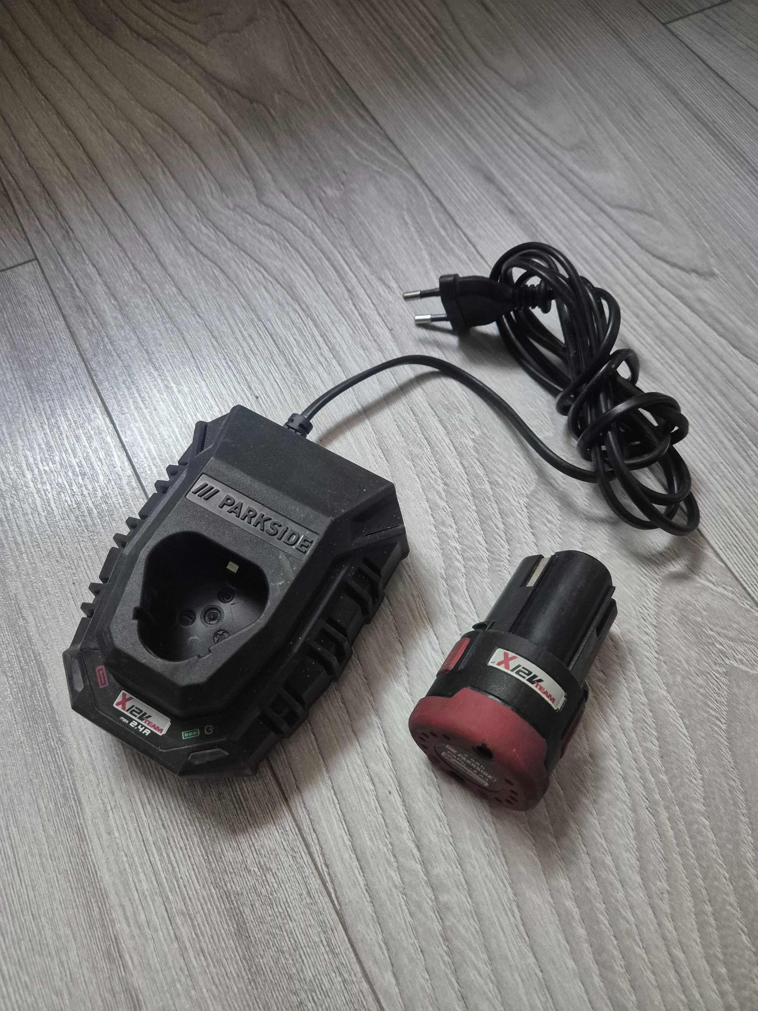 NOWA Grzechotka akumulatorowa Parkside 12V PAR 12 A1 + aku i ładowarka