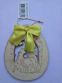 Великдень подарунок Пасха дерев'яна прикраси ручна робота яйцо роспись