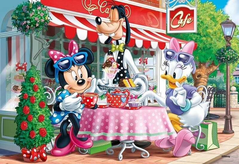 Пазл детский - Микки Маус и его друзья в кафе Disney 160 деталей Trefl