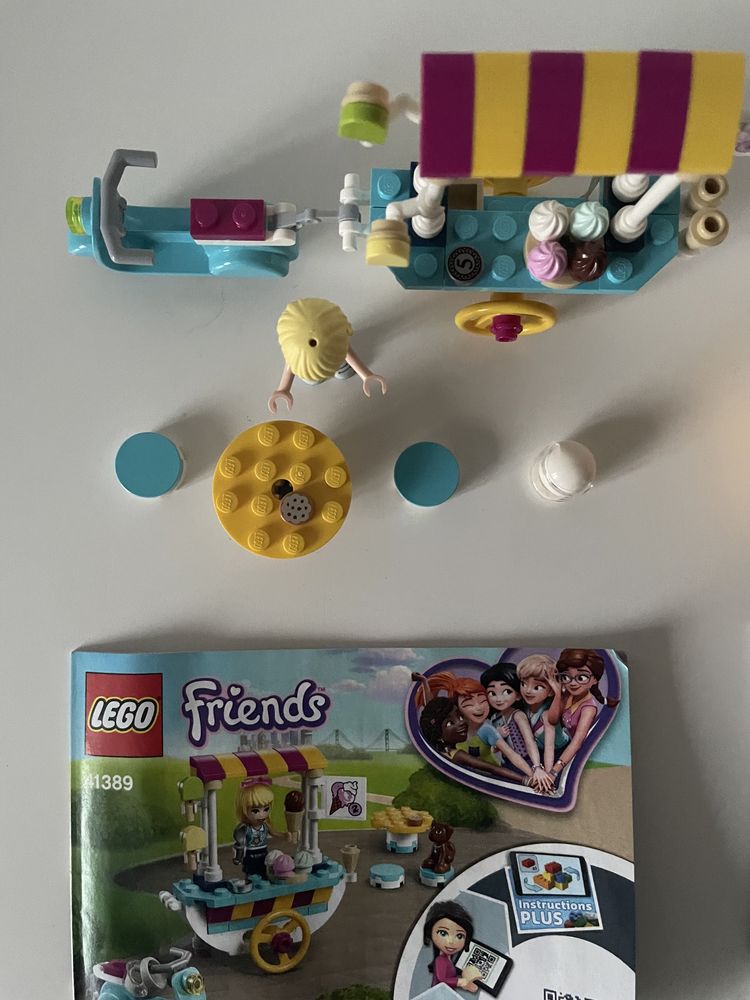 Lego Friends Wózek z lodami 41389 i LEGO Friends 41384