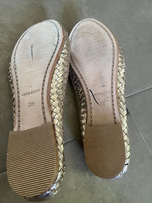 Золотисті балетки Me&Me 38 р.