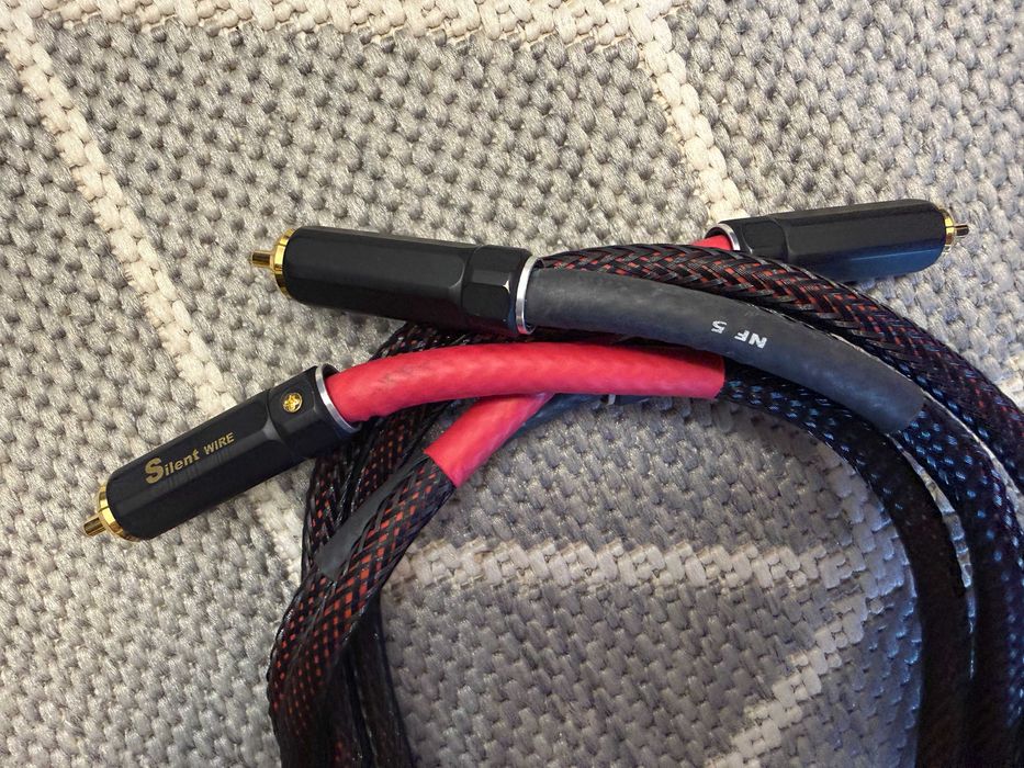 ‼️ Кабель межблочный аудио Silent Wire NF 5 Cinch RCA 1м, ритейл 400$