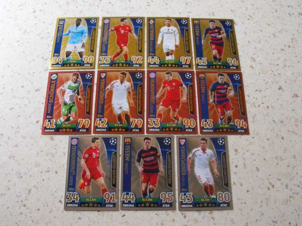 Karty TOPPS Match Attax Champions League 2015/2016, LIMITED .